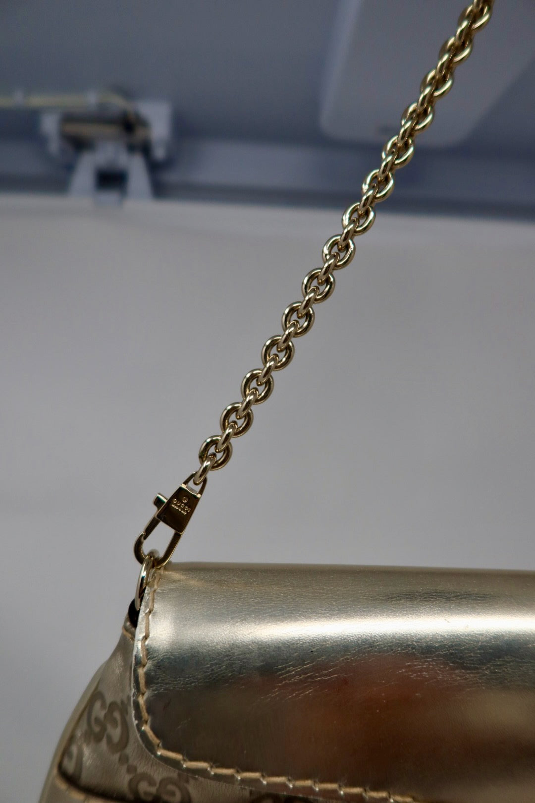 Gucci Guccisima Gold Leather Chain