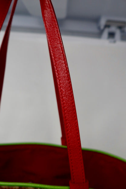 Christian Dior Rasta Trotter Canvas Tote Bag