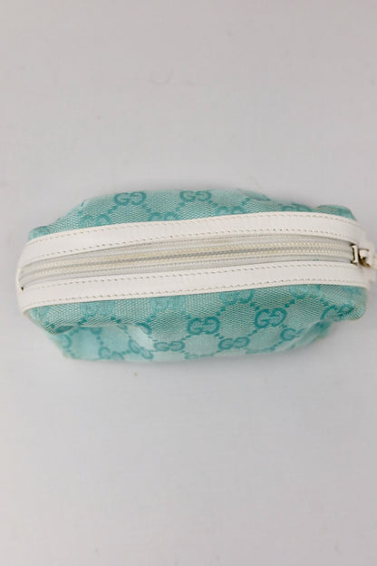 Gucci GG Canvas Cosmetic Pouch Blue