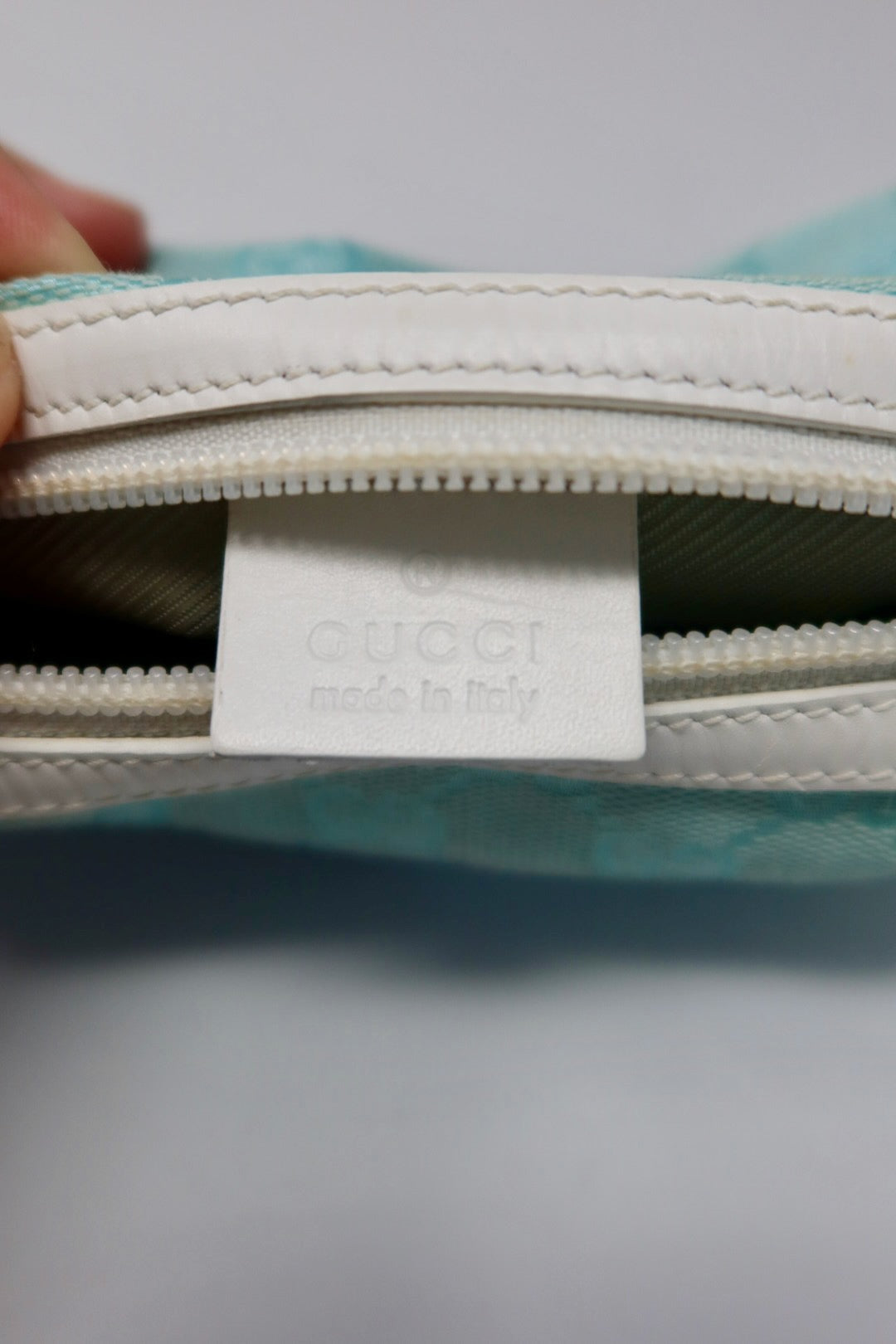 Gucci GG Canvas Cosmetic Pouch Blue