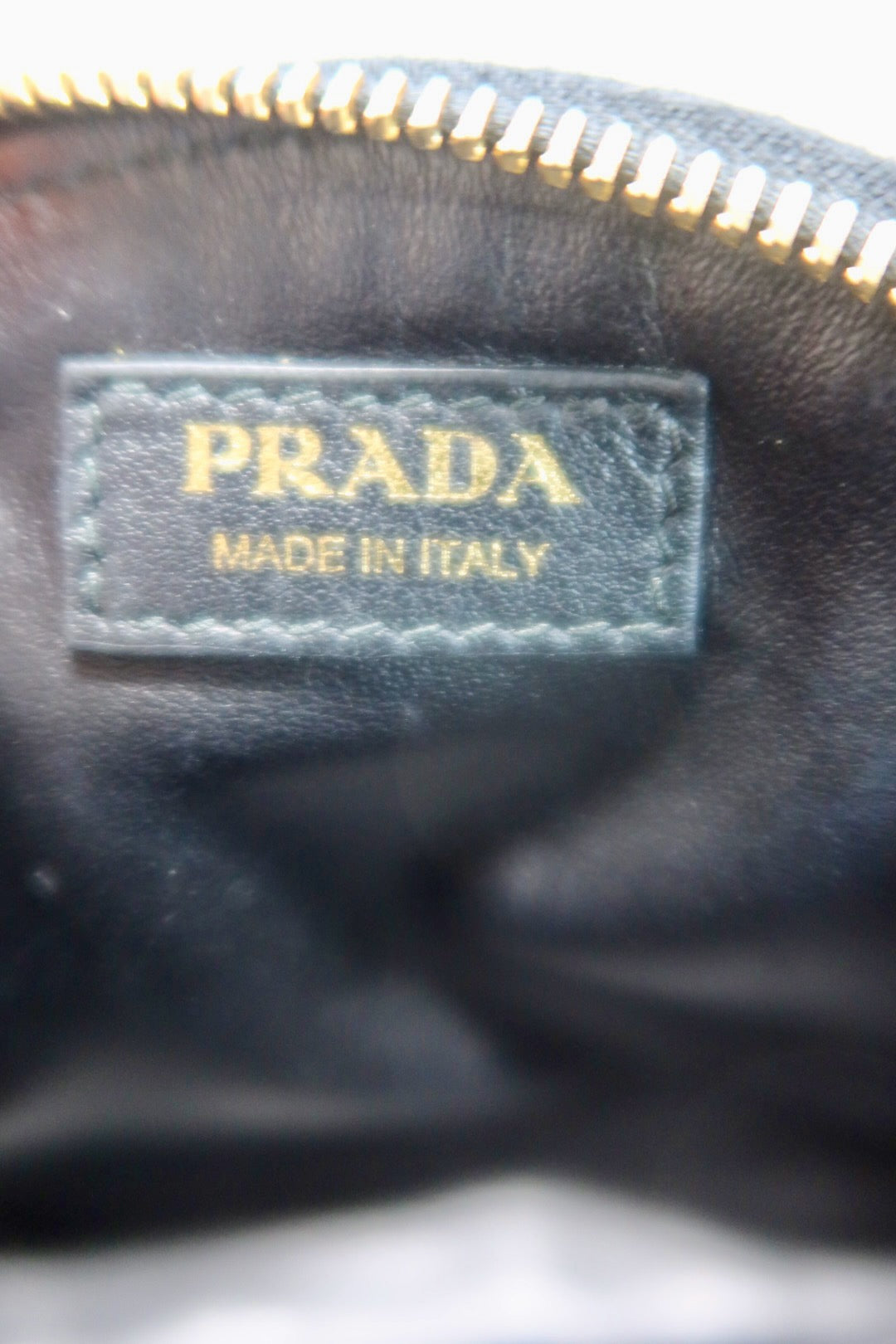 Prada Calf Pouch Animal Pattern