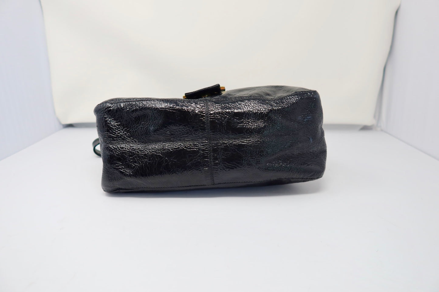 Fendi Mamma Baguette Black Leather