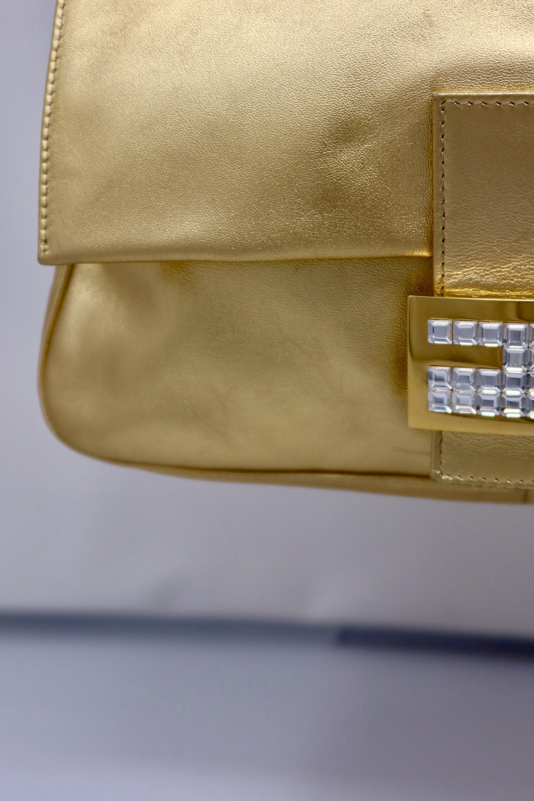 Fendi Mama Baguette Gold