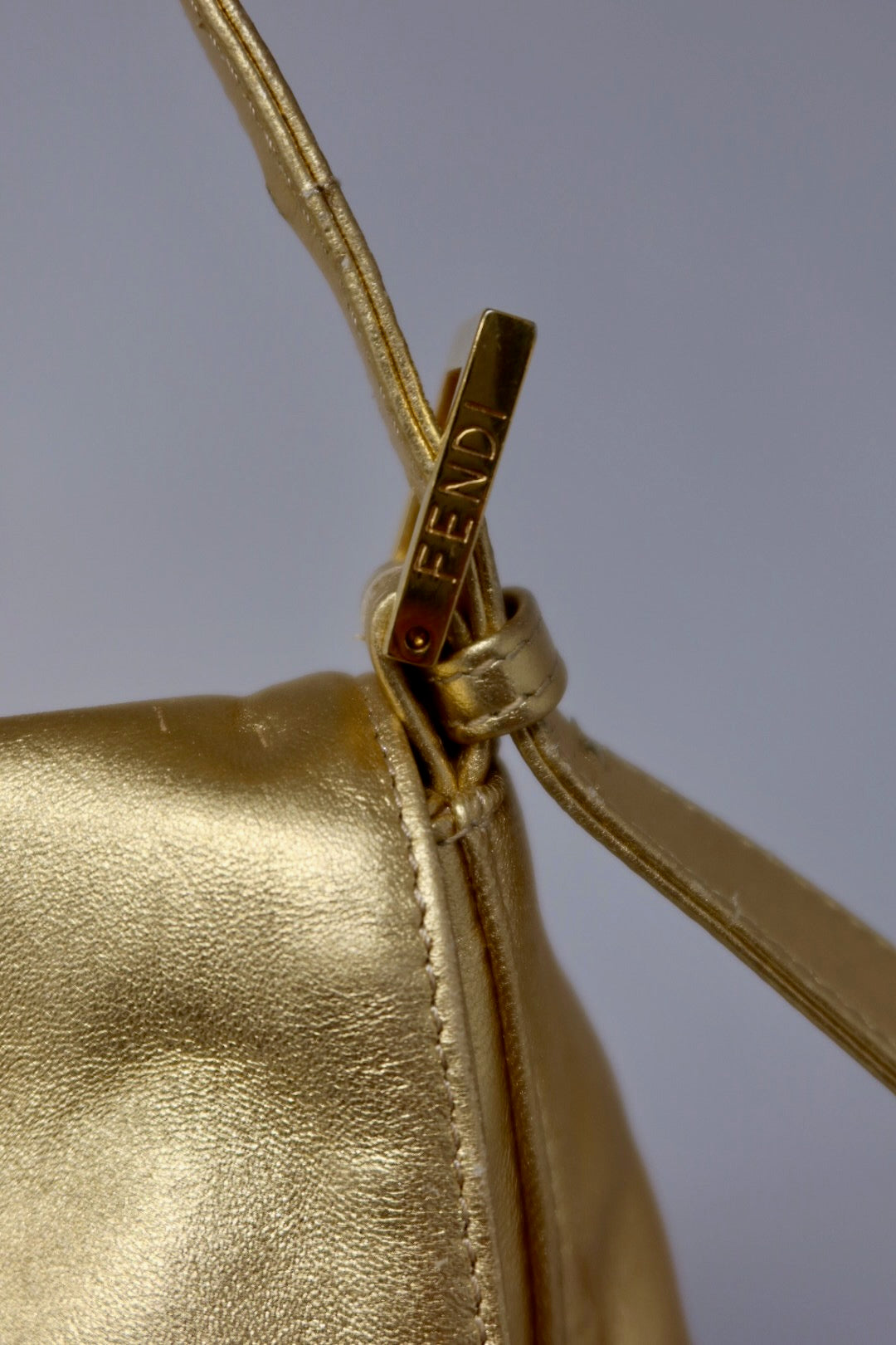 Fendi Mama Baguette Gold