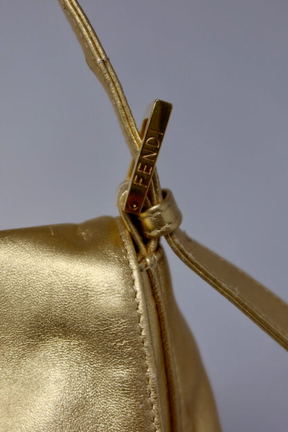 Fendi Mama Baguette Gold