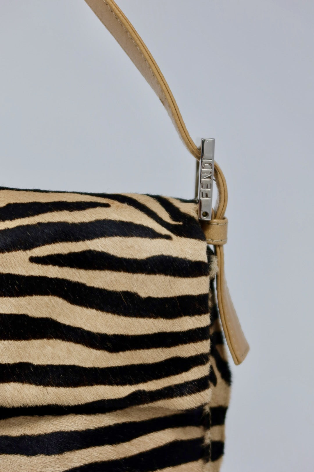 Fendi Baguette Brown Pony Hair Zebra (comes with original duster)