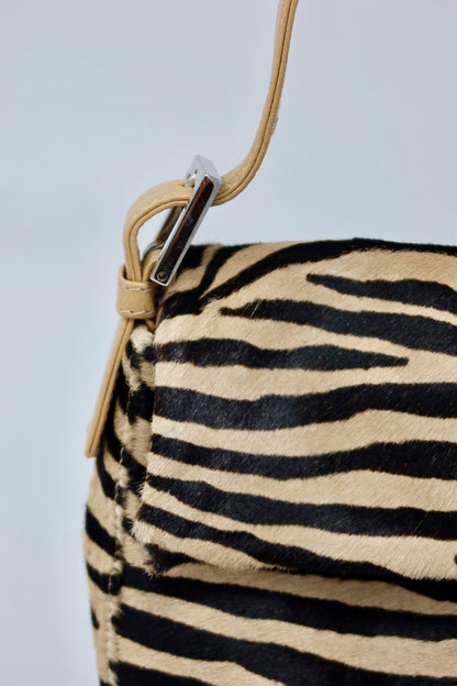 Fendi Baguette Brown Pony Hair Zebra (comes with original duster)