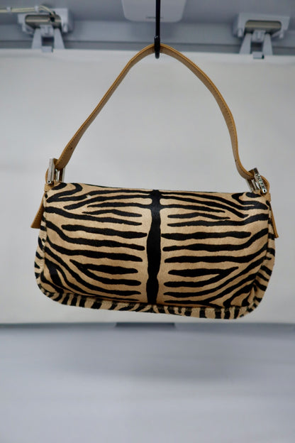 Fendi Baguette Brown Pony Hair Zebra (comes with original duster)