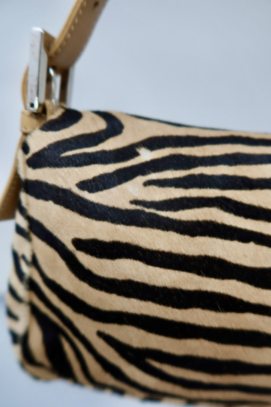 Fendi Baguette Brown Pony Hair Zebra (comes with original duster)