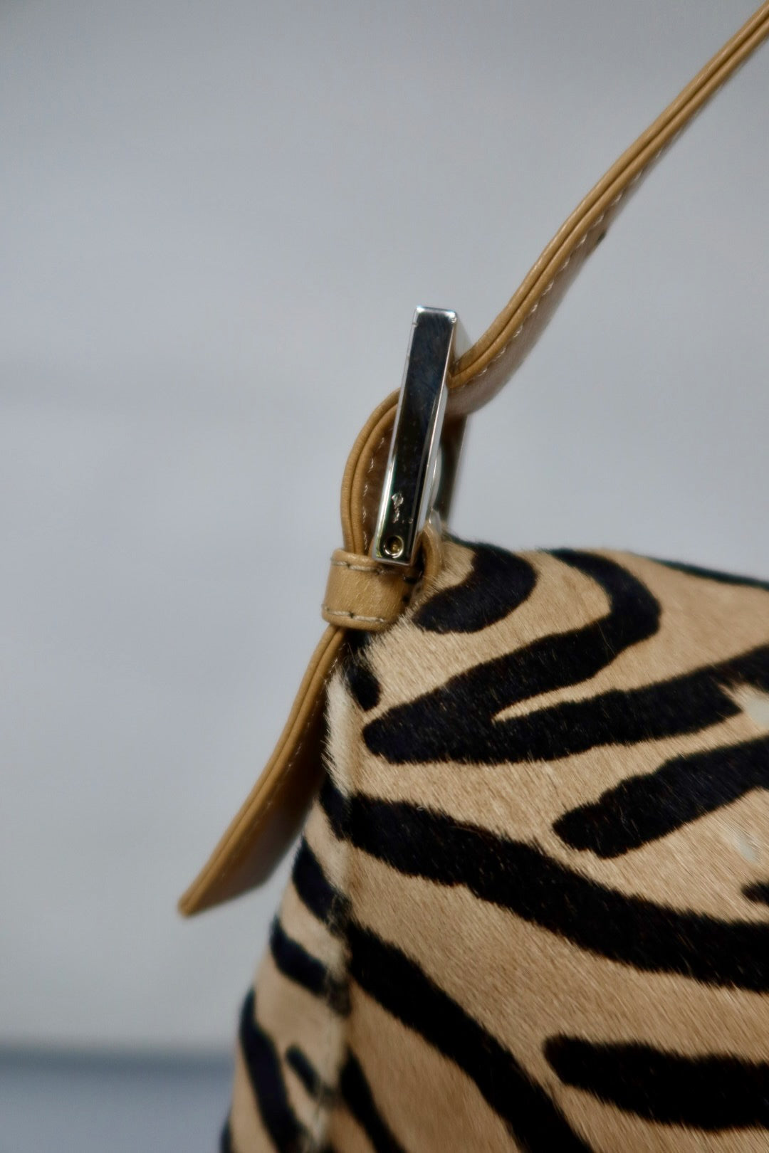 Fendi Baguette Brown Pony Hair Zebra (comes with original duster)