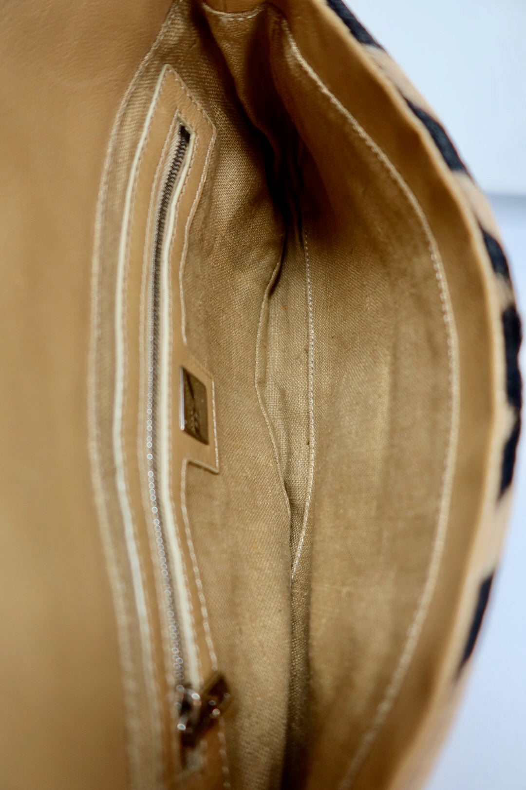 Fendi Baguette Brown Pony Hair Zebra (comes with original duster)
