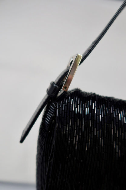 Fendi Baguette Black Beaded