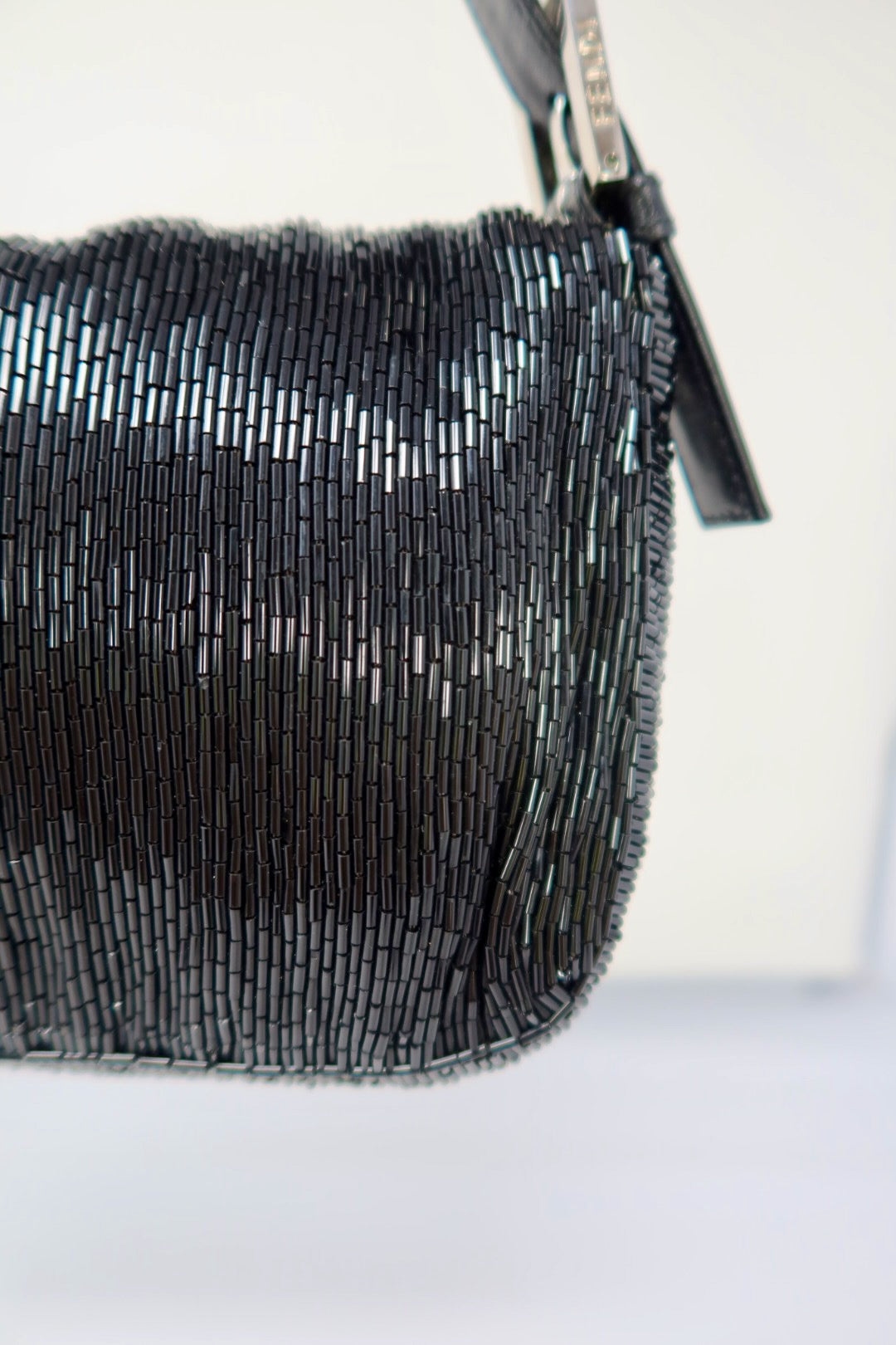 Fendi Baguette Black Beaded