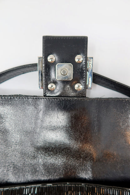 Fendi Baguette Black Beaded