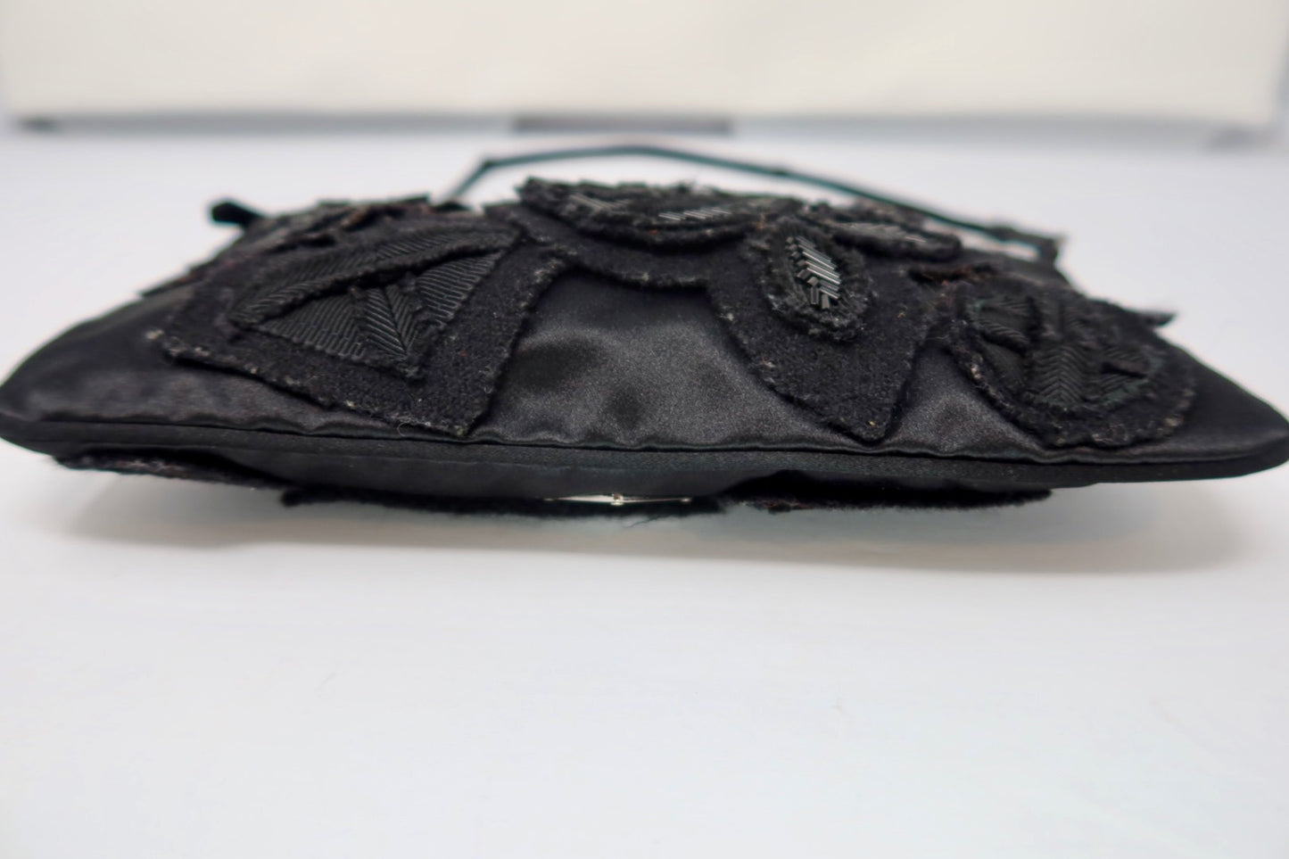 Prada Black pochette with outside stitching