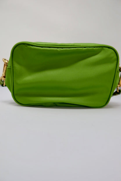 Prada Tessuto Pietre Green Crossbody (comes with strap)