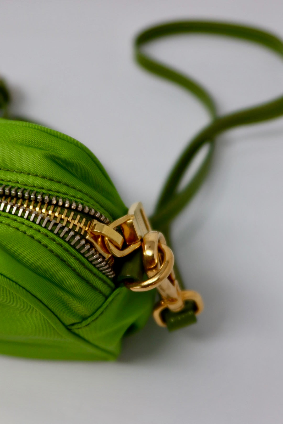 Prada Tessuto Pietre Green Crossbody (comes with strap)