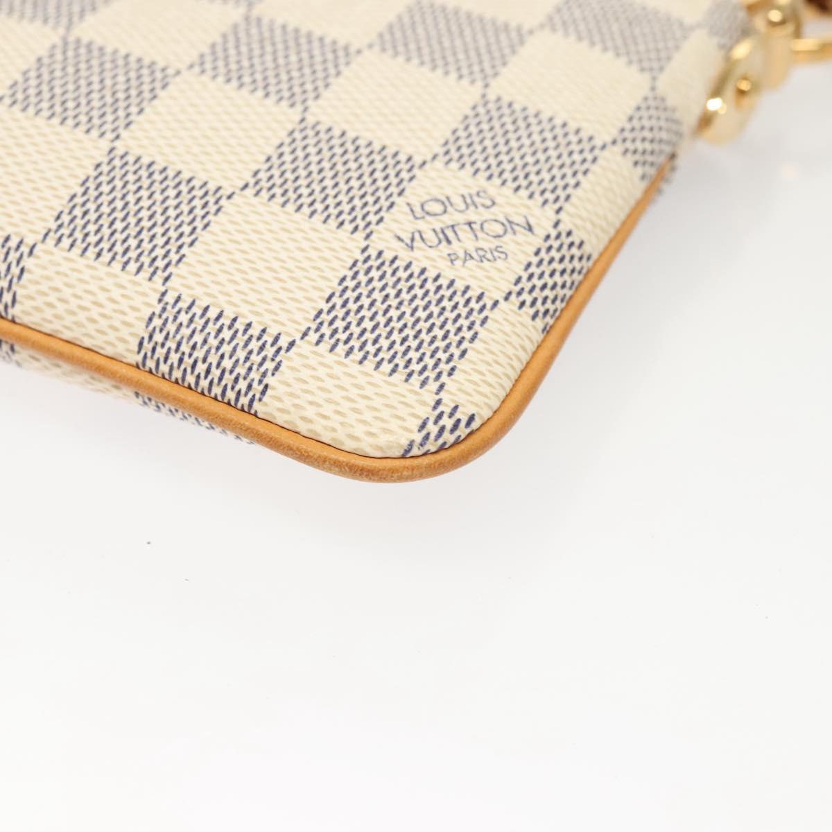 Louis Vuitton Damier Azur Pochette Mira MM Accessory