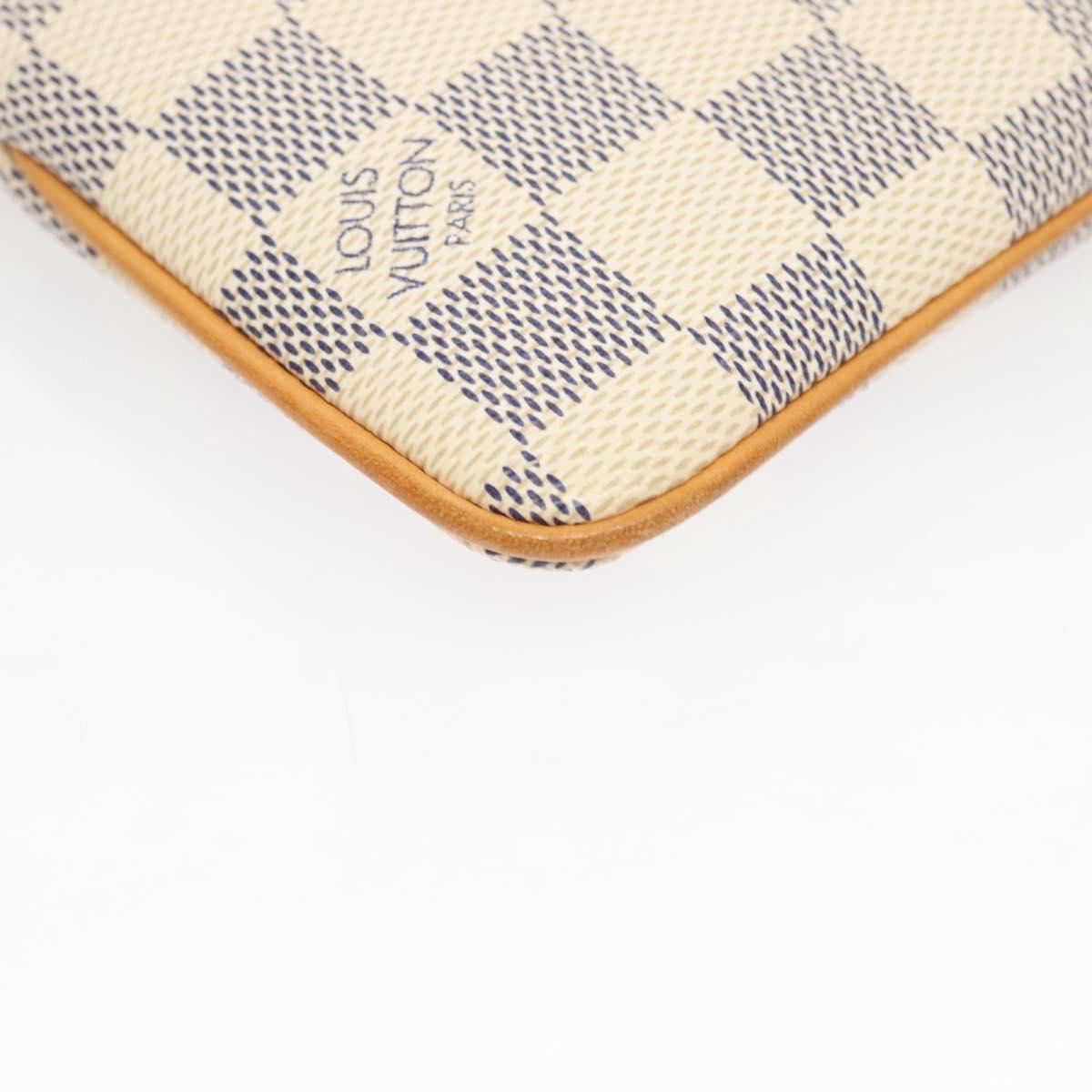 Louis Vuitton Damier Azur Pochette Mira MM Accessory