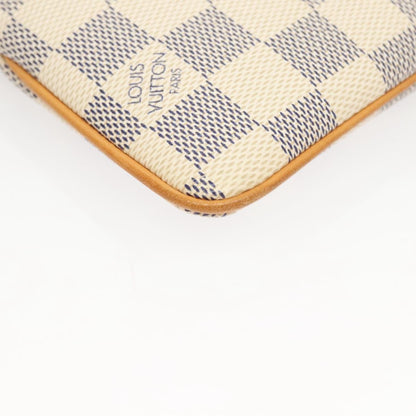 Louis Vuitton Damier Azur Pochette Mira MM Accessory