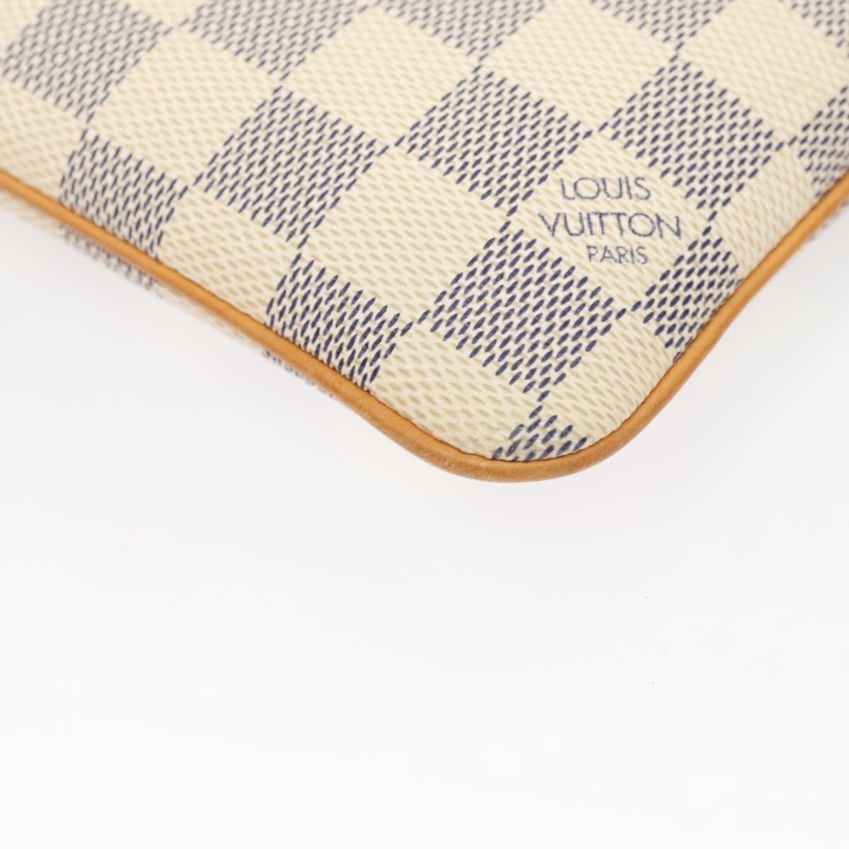 Louis Vuitton Damier Azur Pochette Mira MM Accessory