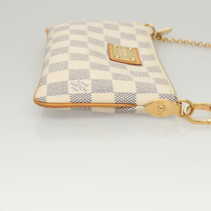 Louis Vuitton Damier Azur Pochette Mira MM Accessory