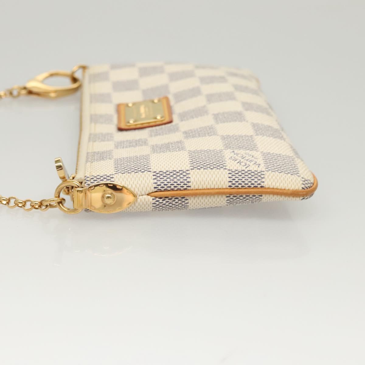 Louis Vuitton Damier Azur Pochette Mira MM Accessory