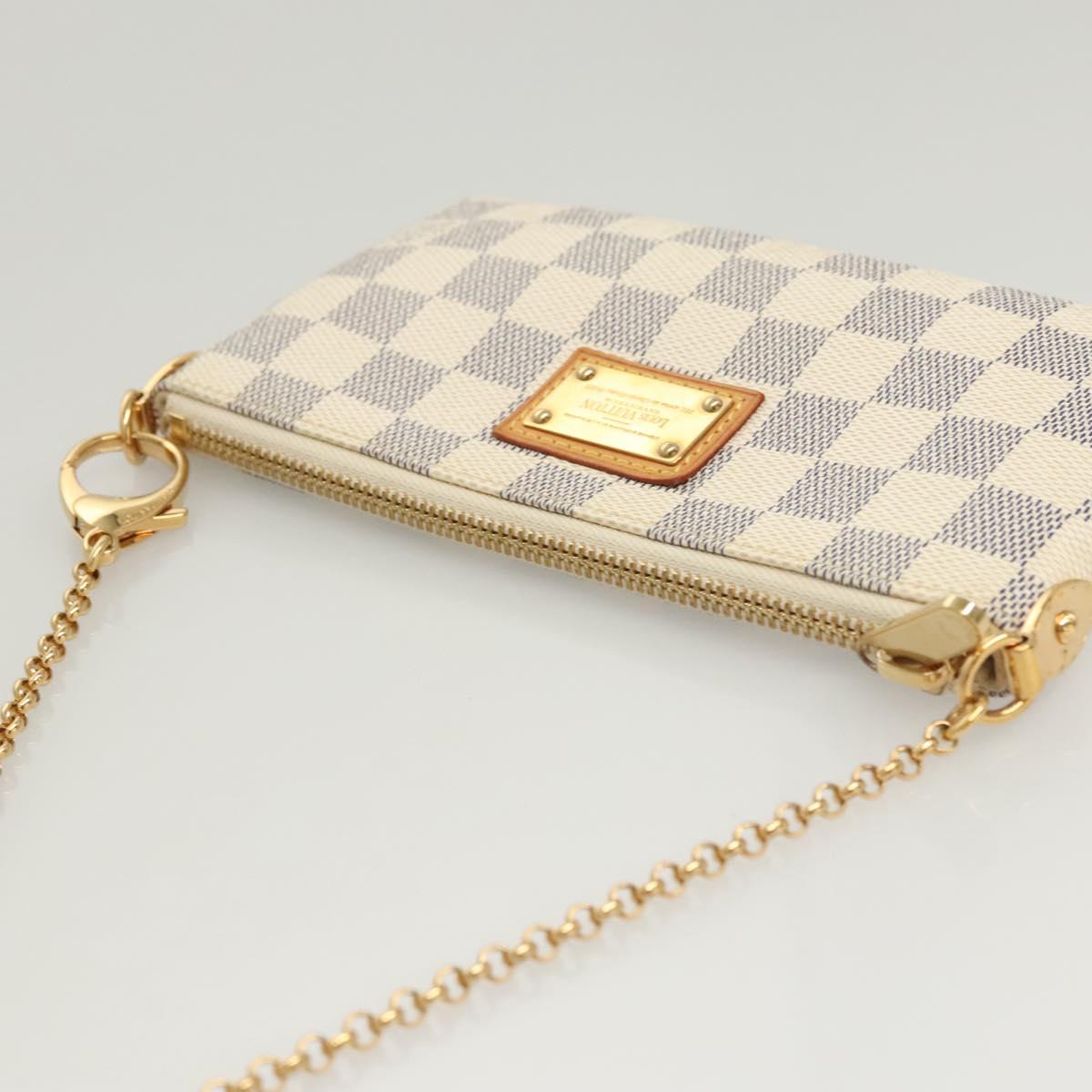 Louis Vuitton Damier Azur Pochette Mira MM Accessory