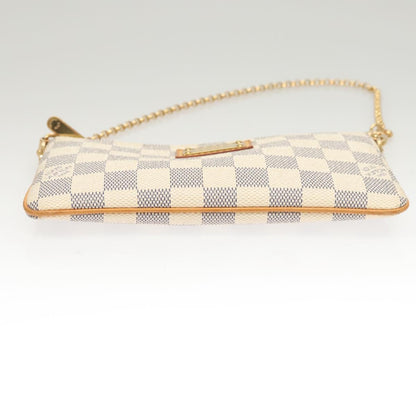Louis Vuitton Damier Azur Pochette Mira MM Accessory
