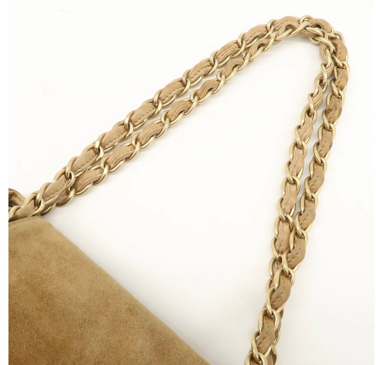 Chanel Mark Suede Chain Shoulder Bag (comes with original authentication card)
