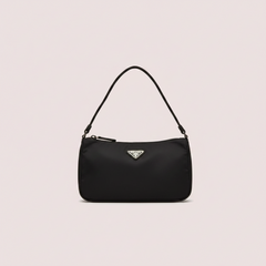 Prada Hand Nylon Black Silver