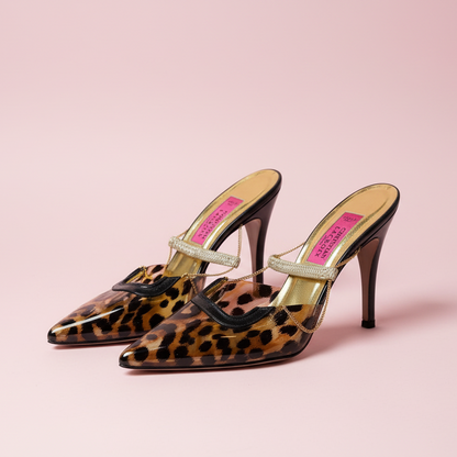 Christian Lacroix Cheetah Heels (IT 40)
