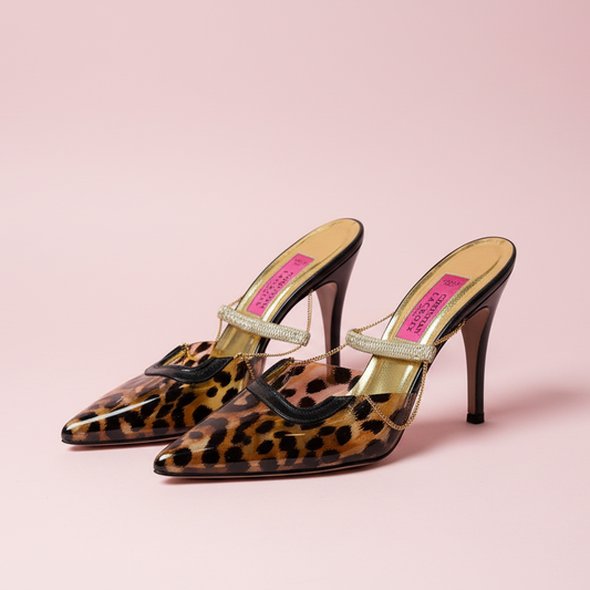 Christian Lacroix Cheetah Heels (IT 40)