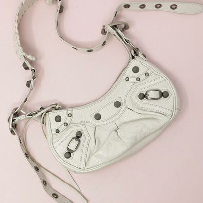 Balenciaga Le Cagole White Leather