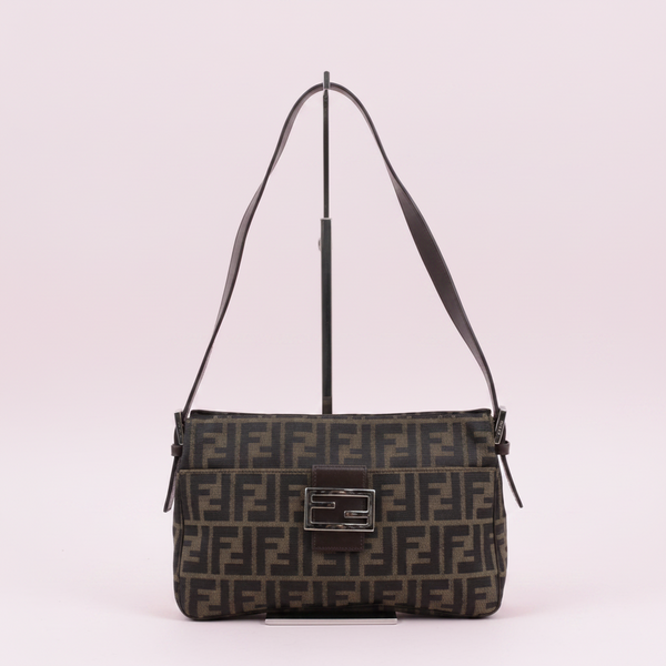 Fendi Zucca Print Mamma Baguette Shoulder Bag