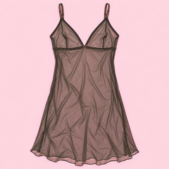 Dolce & Gabbana Underwear Sheer Mesh Slip Dress