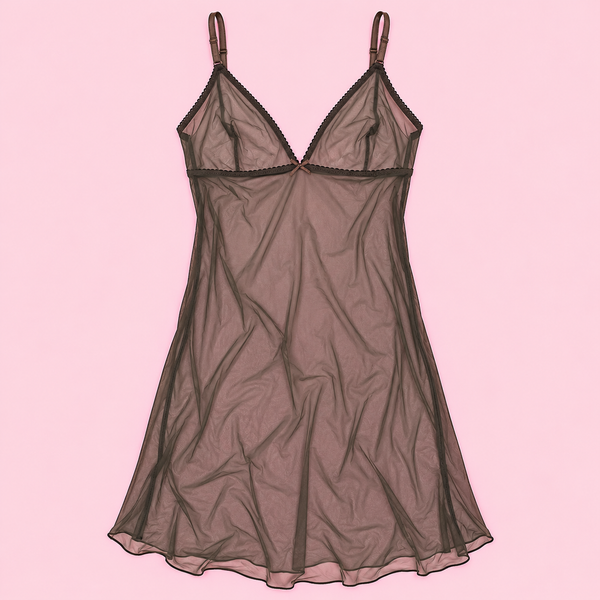 Dolce & Gabbana Underwear Sheer Mesh Slip Dress