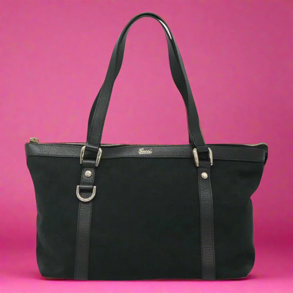 Gucci GG Abbey Tote Black (comes with original duster)