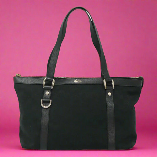 Gucci GG Abbey Tote Black (comes with original duster)