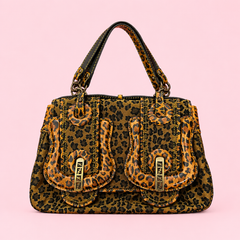 Fendi Leopard Print B Bag (w/ original dust bag)