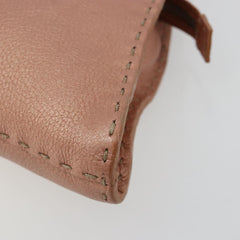 Fendi Selleria Leather Shoulder Bag in Blush