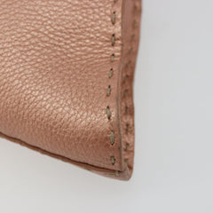 Fendi Selleria Leather Shoulder Bag in Blush