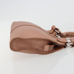 Fendi Selleria Leather Shoulder Bag in Blush