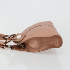 Fendi Selleria Leather Shoulder Bag in Blush