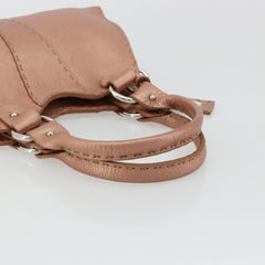 Fendi Selleria Leather Shoulder Bag in Blush