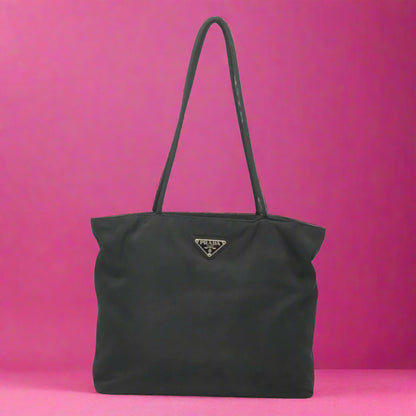 Prada Tote Bag Nylon Black