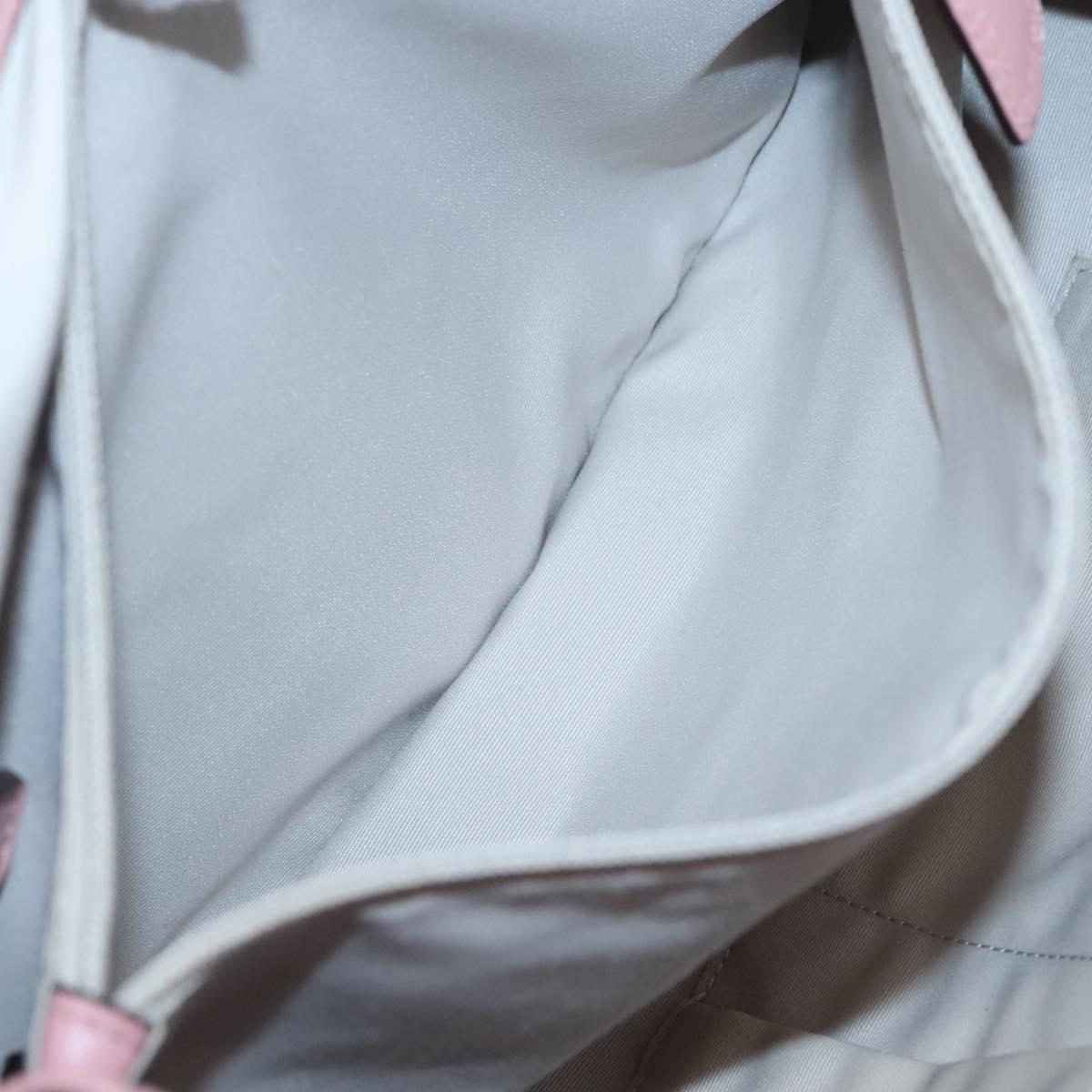 Coach Hand Bag Leather Pink