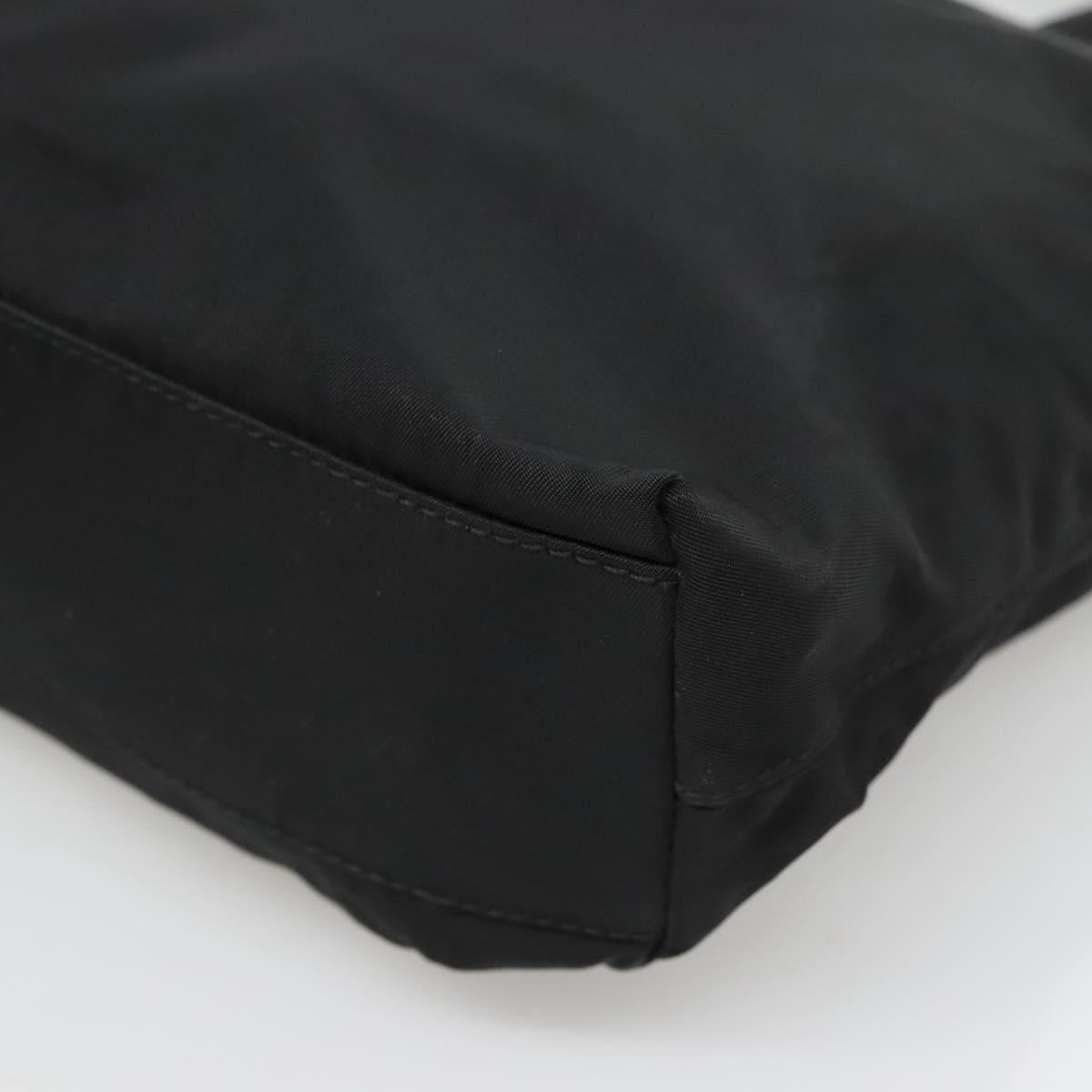 Prada Hand Bag Nylon Black