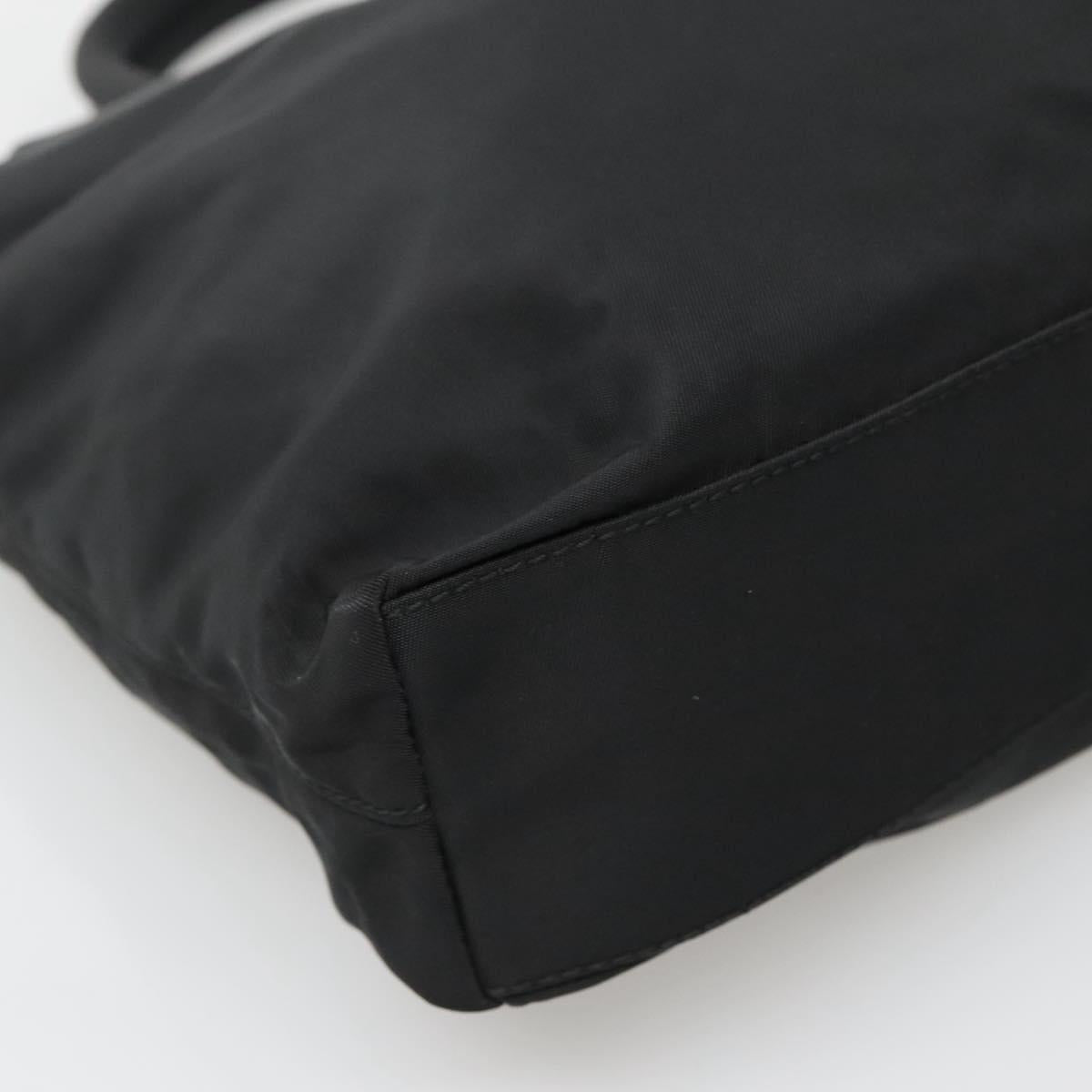 Prada Hand Bag Nylon Black