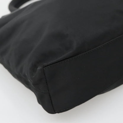 Prada Hand Bag Nylon Black